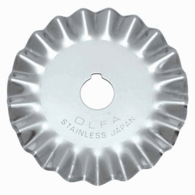 Olfa Rotary Cutting Blade 45mm Pinking PIB45-1 - William Gee UK