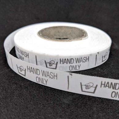 Hand Wash Only Care Label - William Gee UK