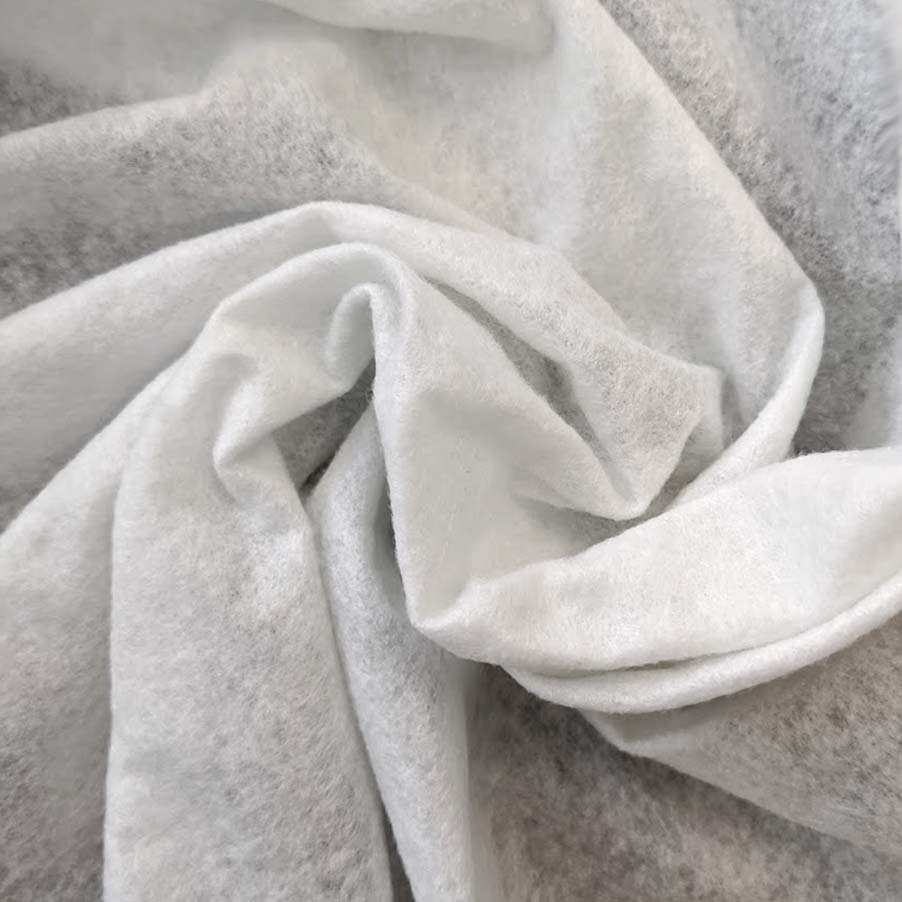 White Acrylic Felt Fabric - Fast UK Delivery