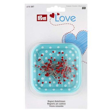Prym Love Magnetic Pin Cushion and pins 610287 - William Gee UK