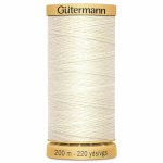 Gutermann Basting Thread 200m Natural - William Gee UK