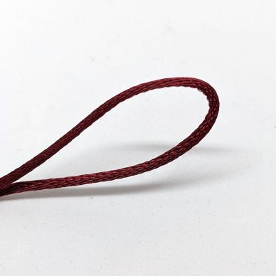 Rats Tail Rope 2mm Burgundy - William Gee UK