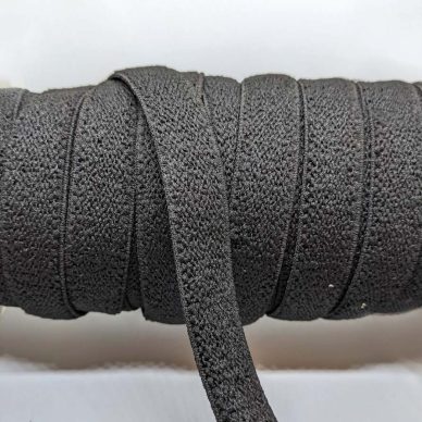 Plush Elastic 19mm in black- William Gee Online