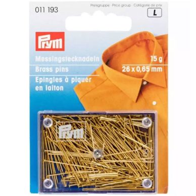 Prym Brass Pins Gold 011193 - William Gee UK