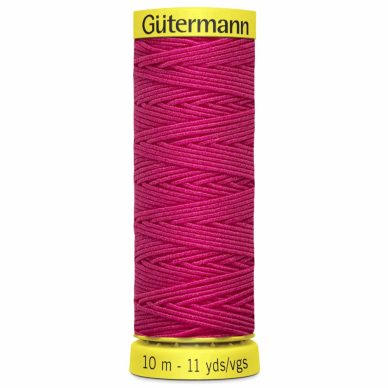 Gutermann Shirring Elastic Fuchsia 10m - William Gee UK