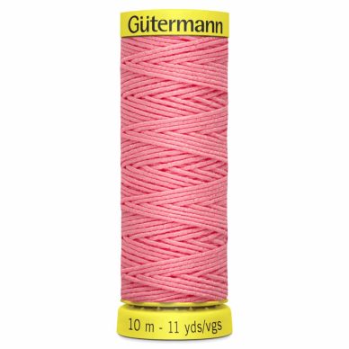 Gutermann Shirring Elastic Pink 10m - William Gee UK