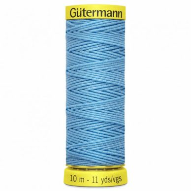 Gutermann Shirring Elastic Sky Blue 10m - William Gee UK