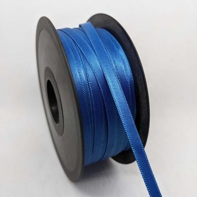 Satin Ribbon 6.5mm Royal Blue - William Gee UK