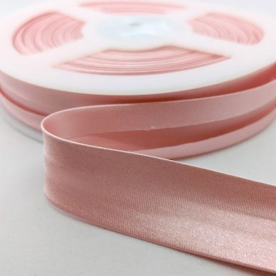 Satin Bias binding baby pink 8800 - william gee uk online