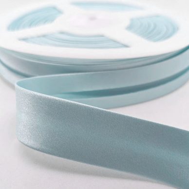 Satin Bias Binding 19mm - Light Blue