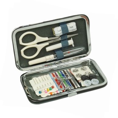 Kleiber-Sewing-Kit-Pouch-Grey-William-Gee-UK