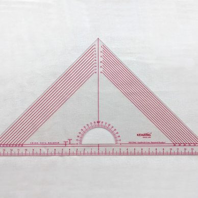 Graders Triangle Ruler 30cm Flexible Plastic - William Gee UK