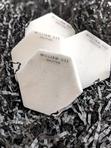 William Gee Marble Paper Weights and cloth weights