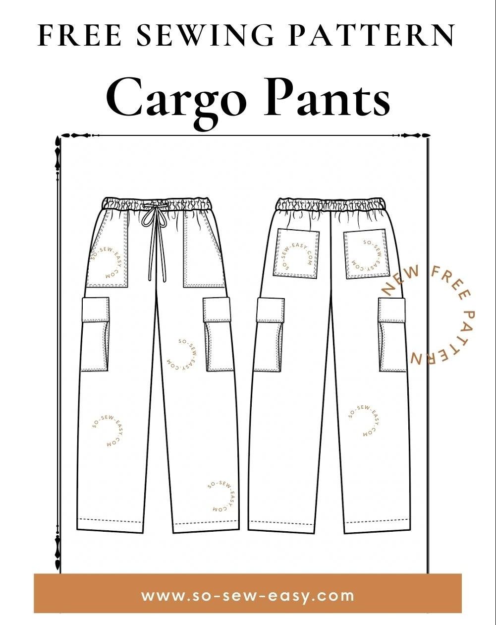 American Stitch Black Cargo Pants