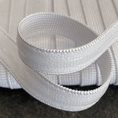 Non Slip Elastic Ivory 10mm - William Gee UK