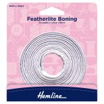 Hemline Featherlite Boning 8mm White - William Gee UK