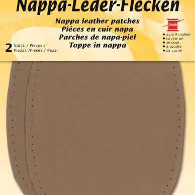 Kleiber Nappa Leather Patches Beige - William Gee UK